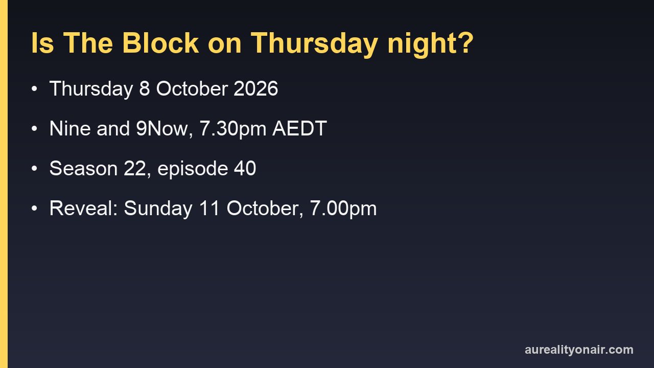 Is The Block On Tonight? Thursday 8 October: Episode 40 and Tayla's Pool Tiles
